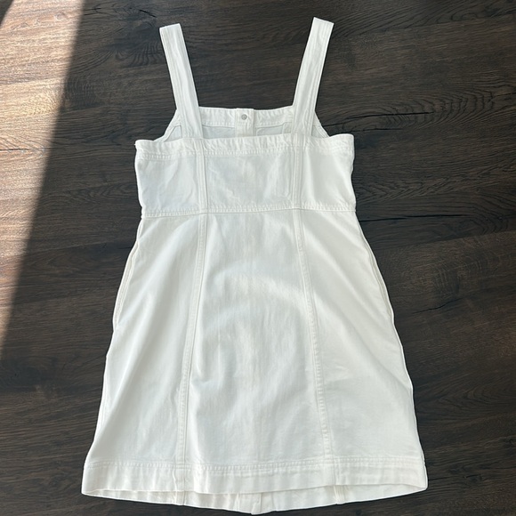 Madewell new with tag white jean dress - Picture 2 of 3